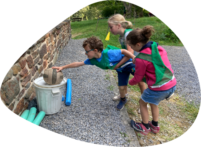 Ensemble ; Enfants ; Équilibre ; Porter